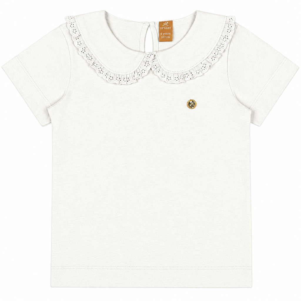 Camisa blusa blanca niña Up Baby 47055-000106