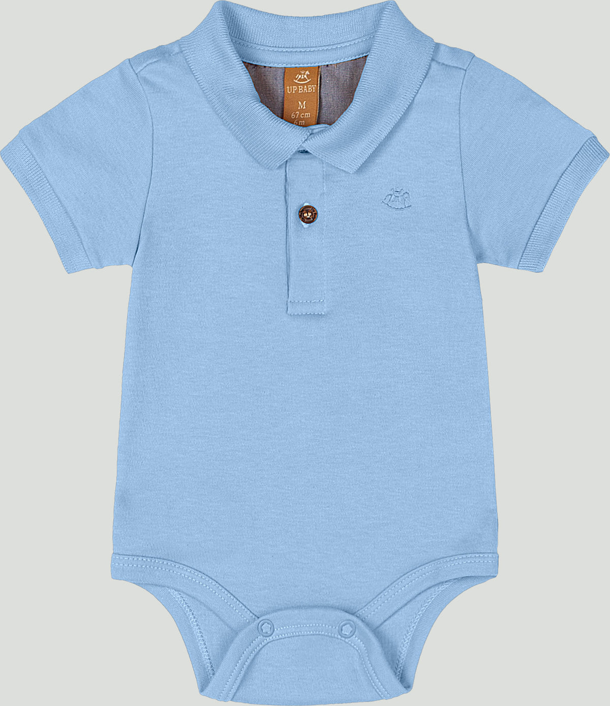 Mameluco azul celeste polo bebe niño Up Baby 47071-144123