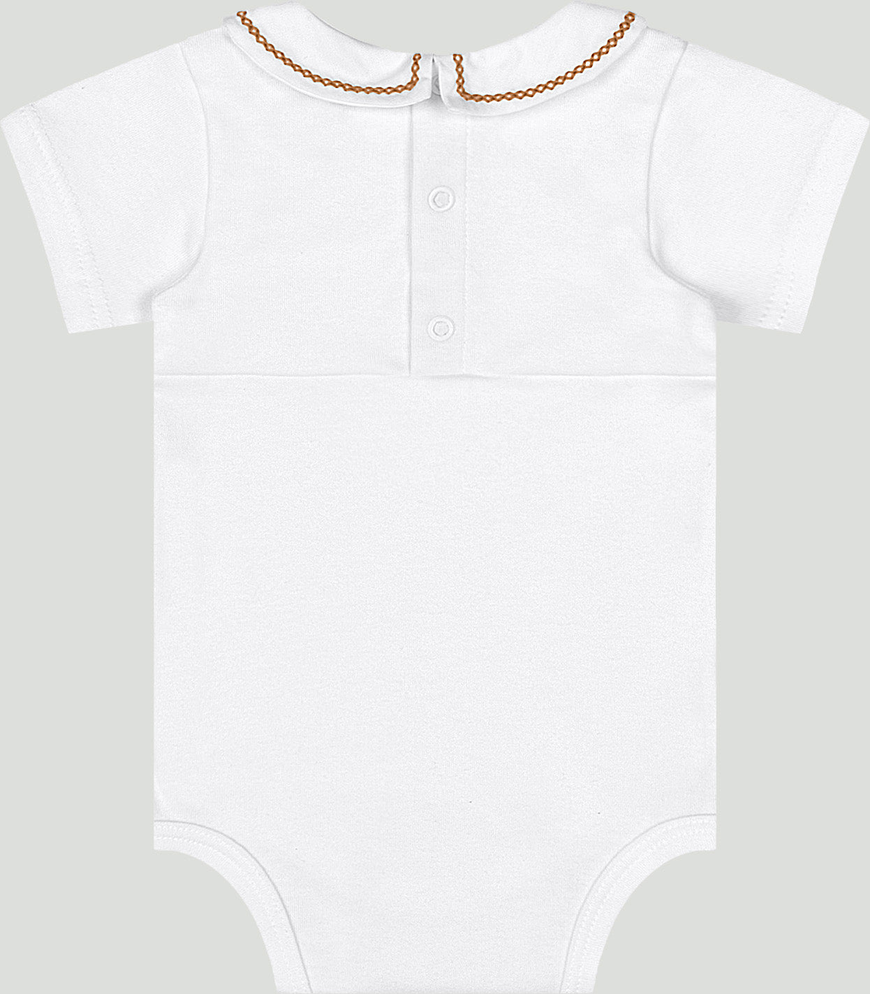Set conjunto camisa mameluco blanco overall beige bebe niño niña Up Baby 47072-171044 Coello español