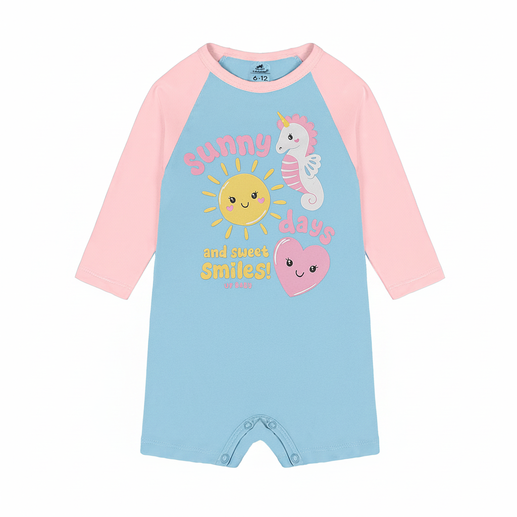Traje de baño Mameluco rosado azul celeste bebe niña Up Baby 47087-144317
