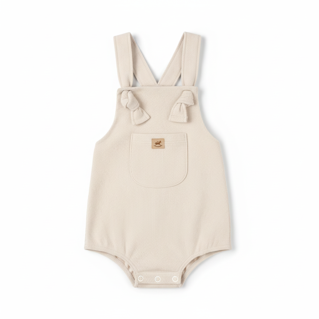 Mameluco overall beige bebe niño niña Up Baby 47133-120304
