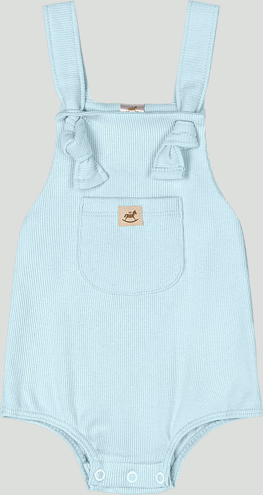 Mameluco overall azul celeste bebe niño niña Up Baby 47133-124202