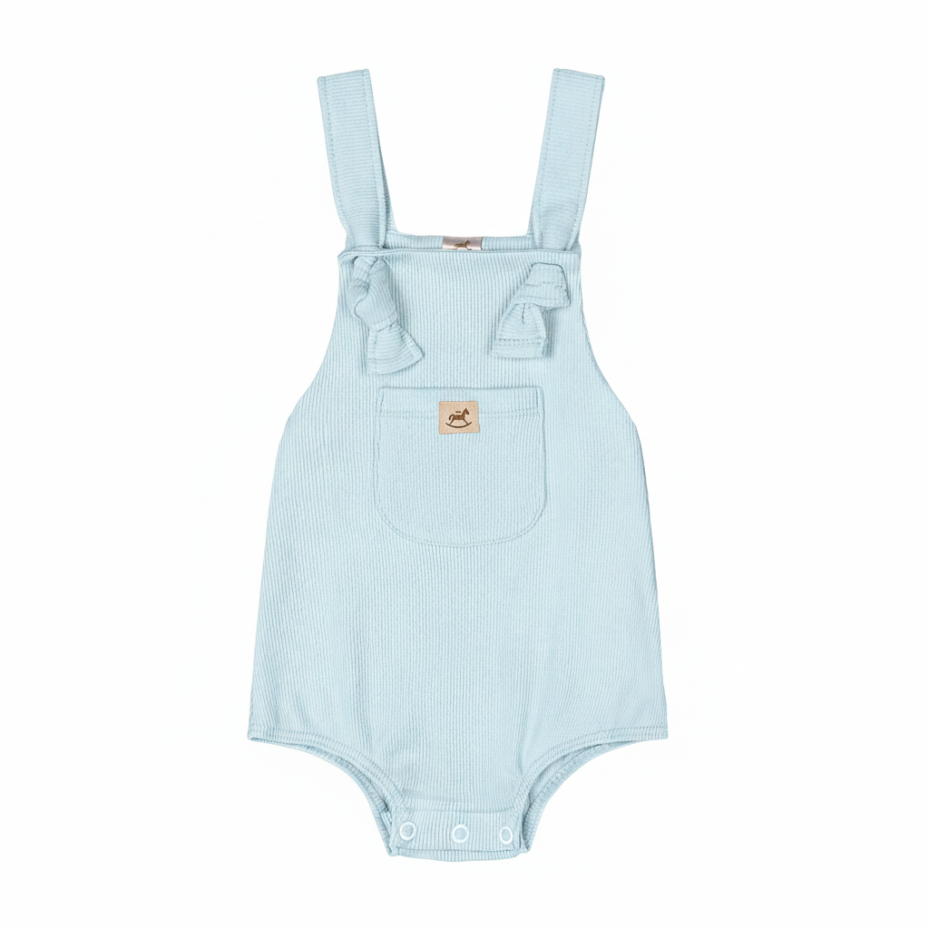 Mameluco overall azul celeste bebe niño niña Up Baby 47133-124202