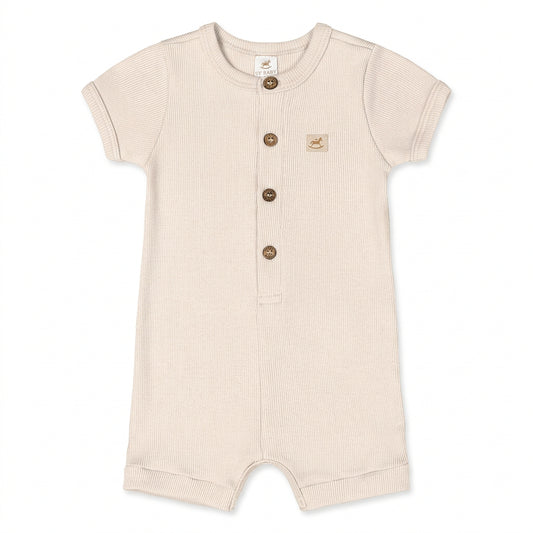 Mameluco romper jumpsuit beige bebe niño niña 47134-120304o