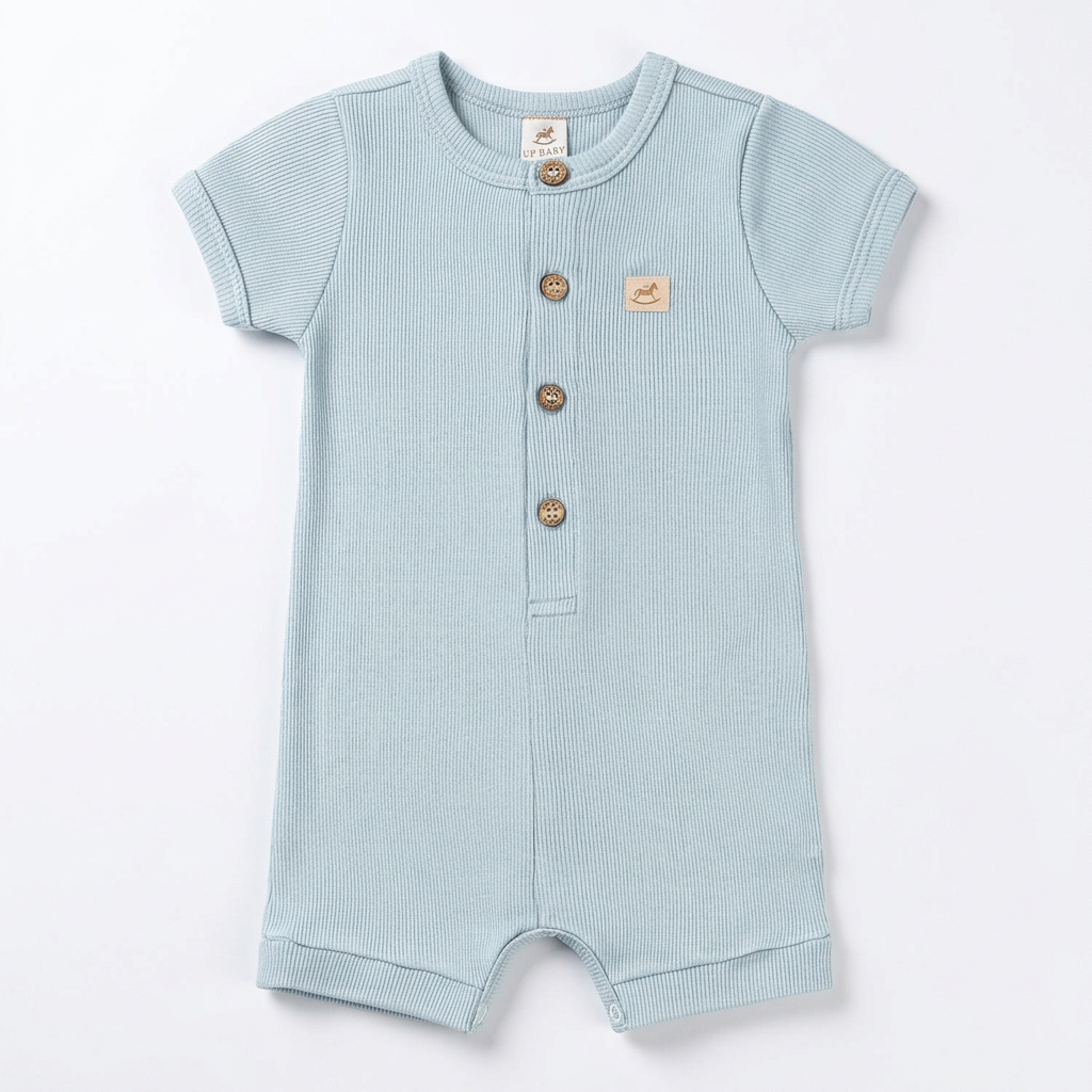 Mameluco jumpsuit romper azul celeste bebe niño niña 47134-124202