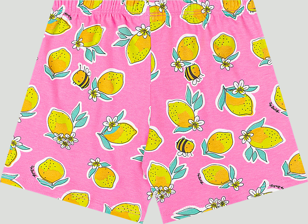Set conjunto 2 piezas pijama rosada limones niña Up Baby 47145-AB2536