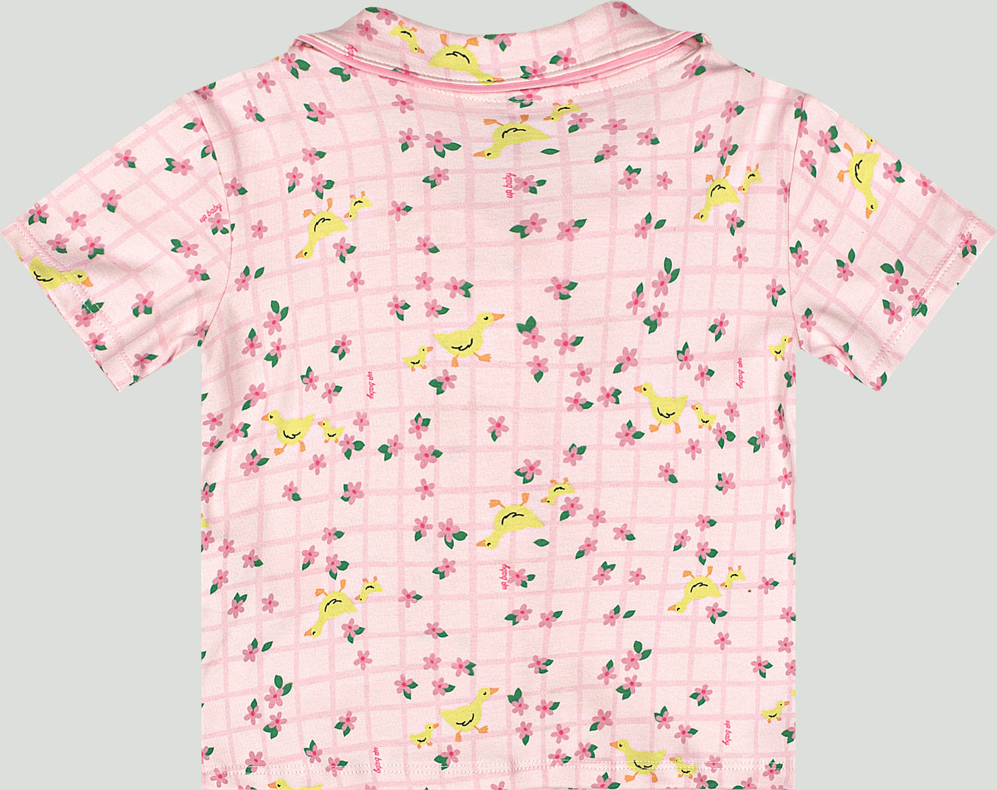 Set conjunto 2 piezas pijama rosada flores niña Up Baby 47145-XAD064