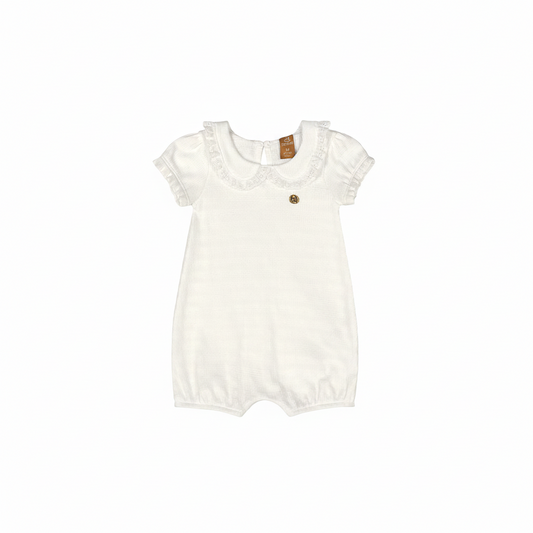 Mameluco blanco bebe niña Up Baby 47146-000106 salida hospital