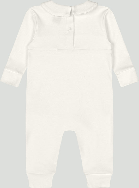 Pijama mameluco blanco bebe niña Up Baby 47149-000106 salida hospital