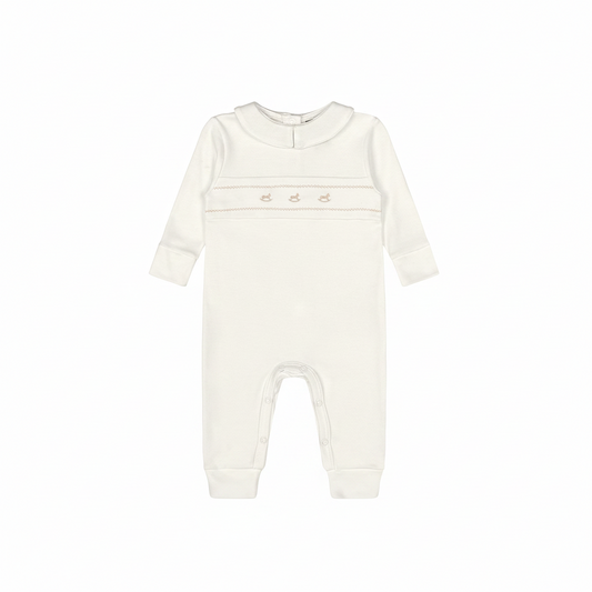 Pijama mameluco blanco bebe niña niño Up Baby 47149-000106 salida hospital