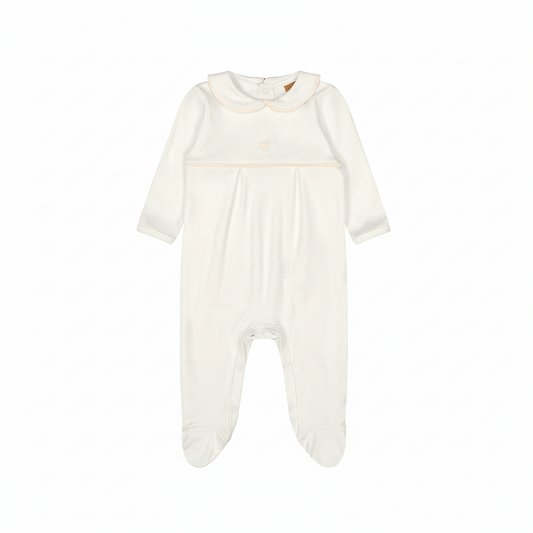 Pijama mameluco blanco bebe niña Up Baby 47150-000106 salida hospital