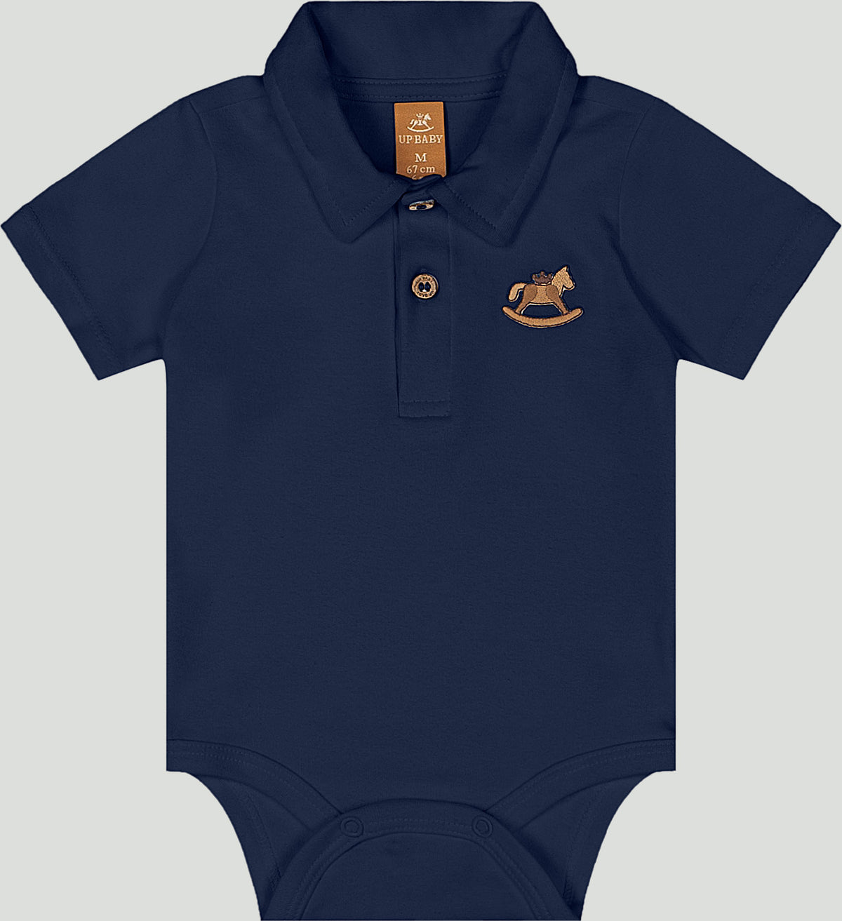 Set conjunto camisa polo mameluco azul short rayas  bebe niño Up Baby 47169-193921