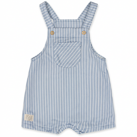 Mameluco overall rayas azul celeste bebe niño Up Baby 47170-174019