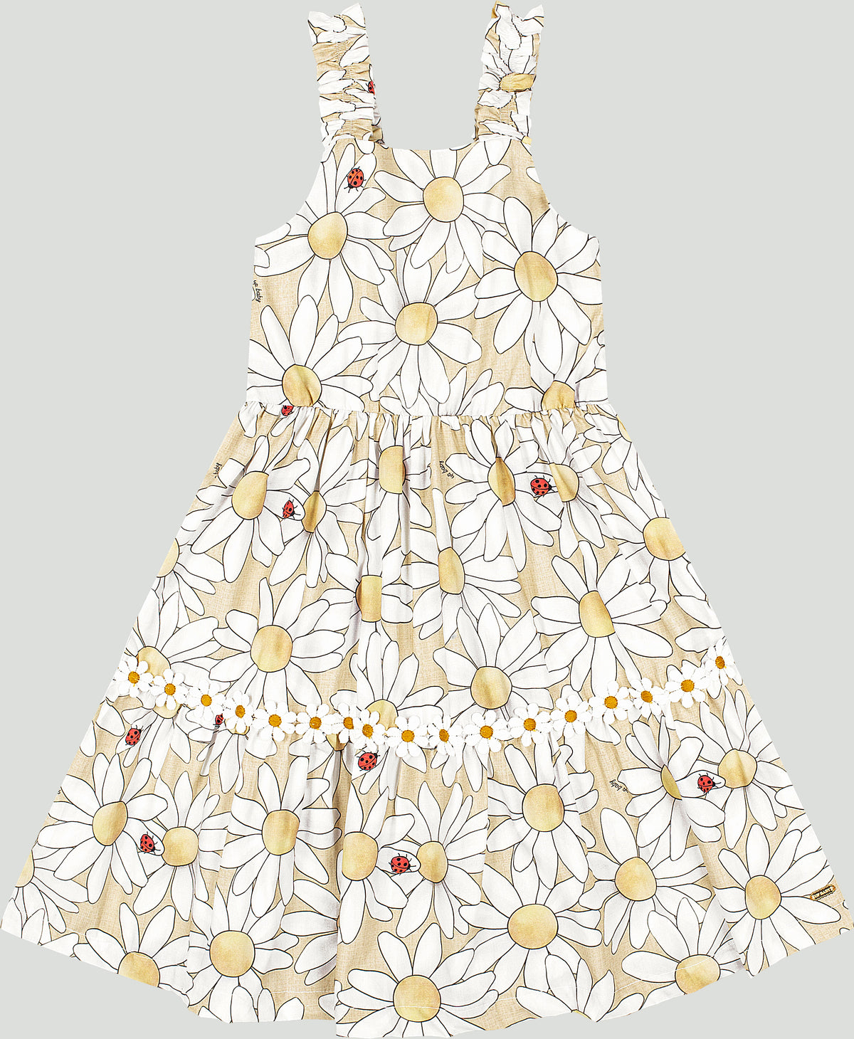 Vestido blanco flores niña Up Baby 47190-000106