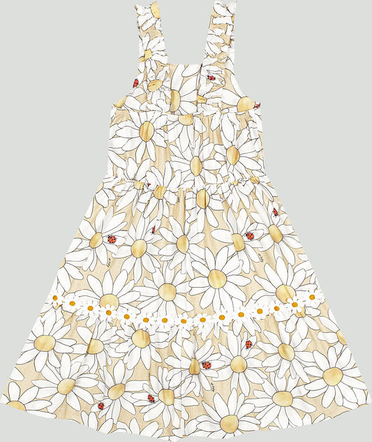 Vestido blanco flores niña Up Baby 47190-000106