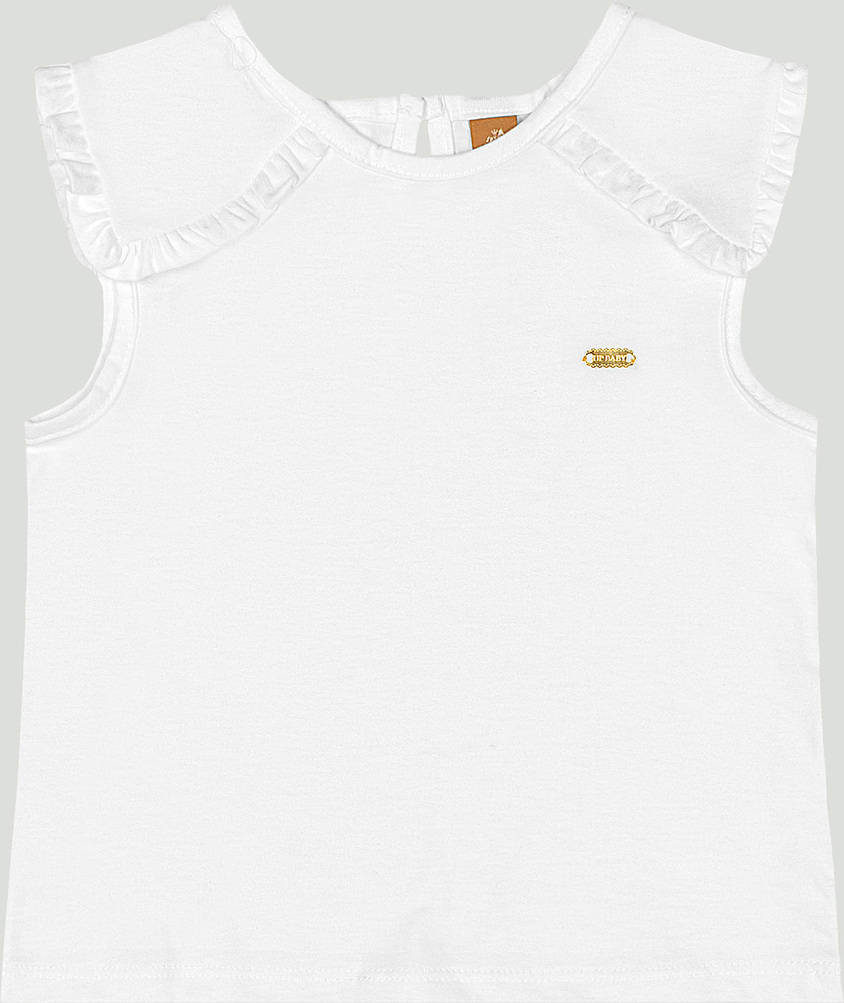 Set conjunto camisa blanca short flores blanco amarillo bebe niña Up Baby 47191-000106