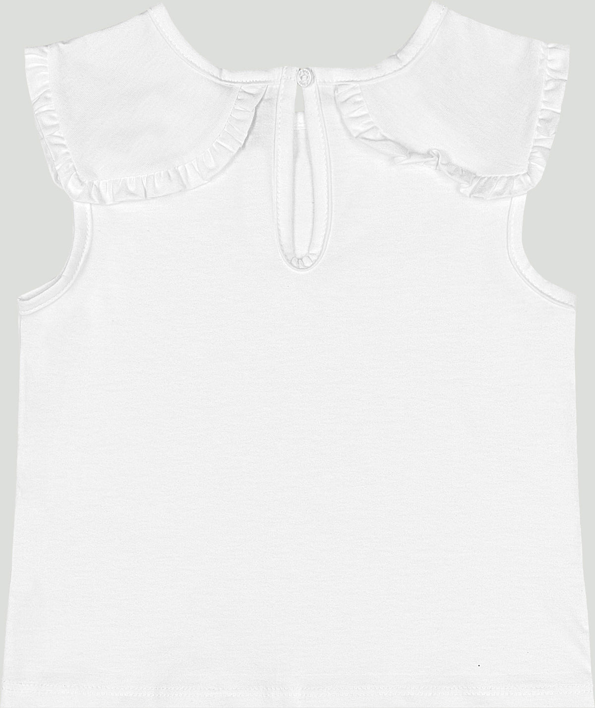 Set conjunto camisa blanca short flores blanco amarillo bebe niña Up Baby 47191-000106