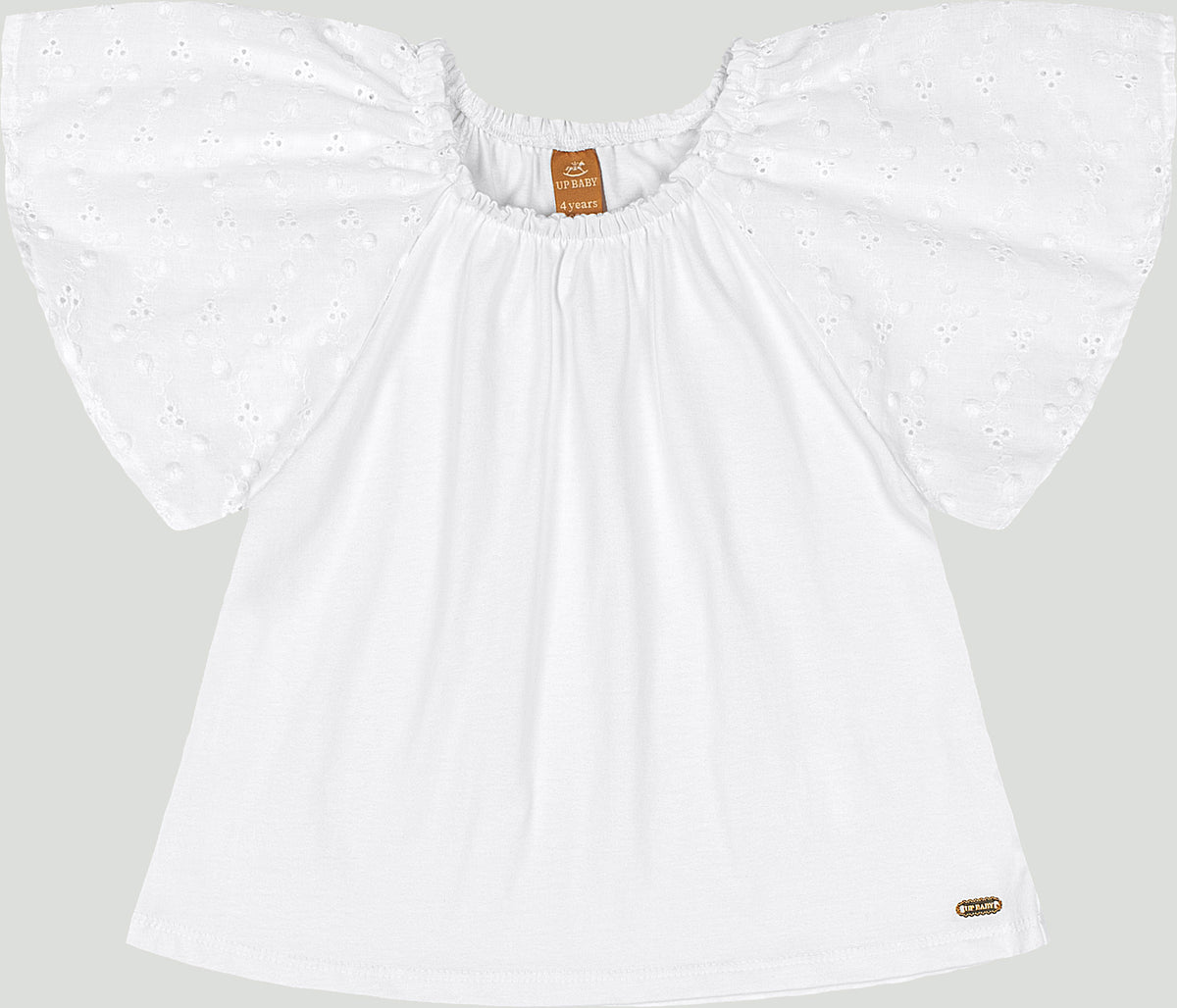 Camisa blusa blanca niña Up Baby 47204-000101