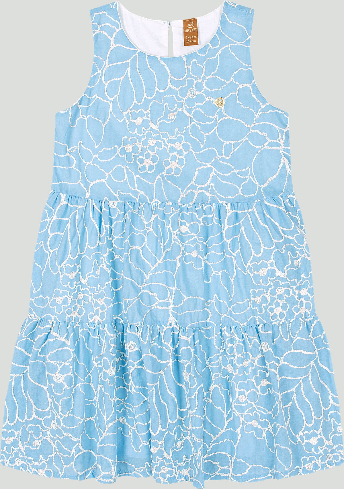 Vestido azul celeste niña Up Baby 47208-124609