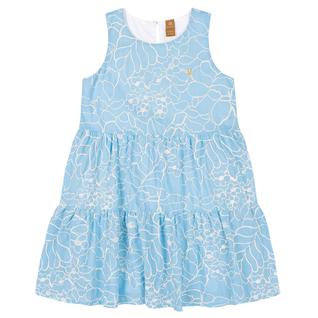 Vestido azul celeste niña Up Baby 47208-124609
