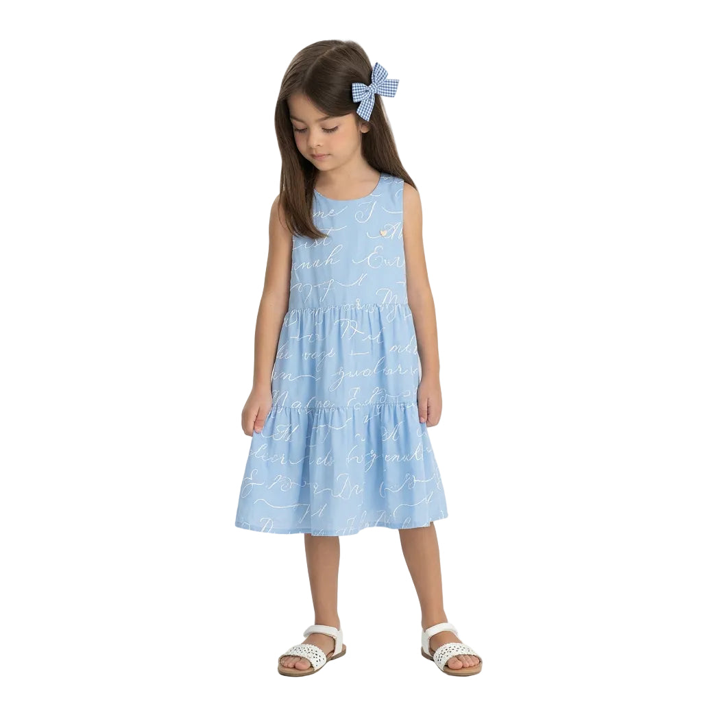 Vestido azul celeste niña Up Baby 47208-124609
