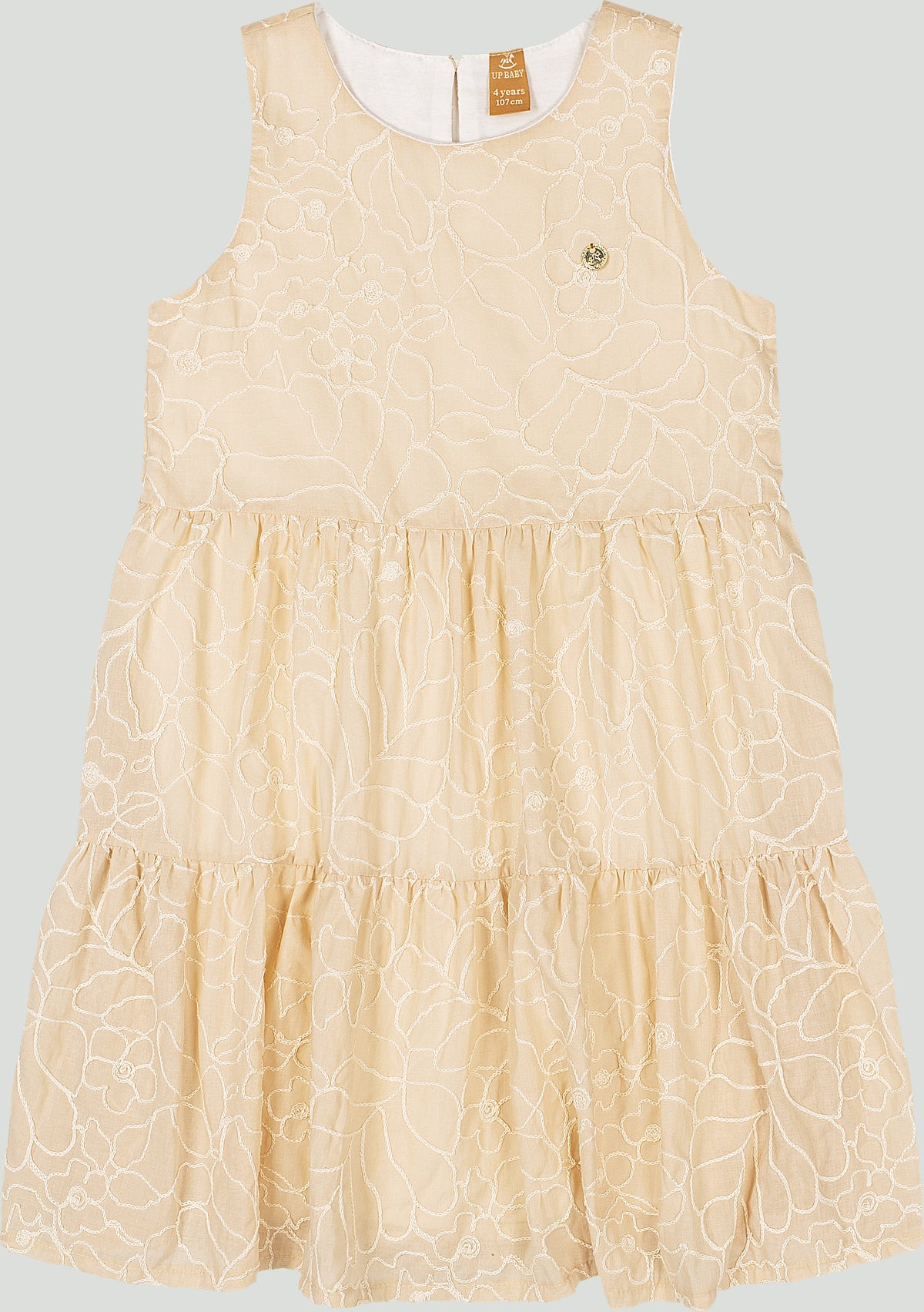 Vestido beige niña Up Baby 47208-125202