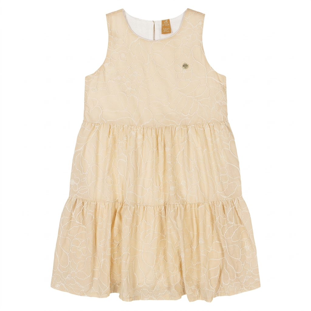 Vestido beige niña Up Baby 47208-125202