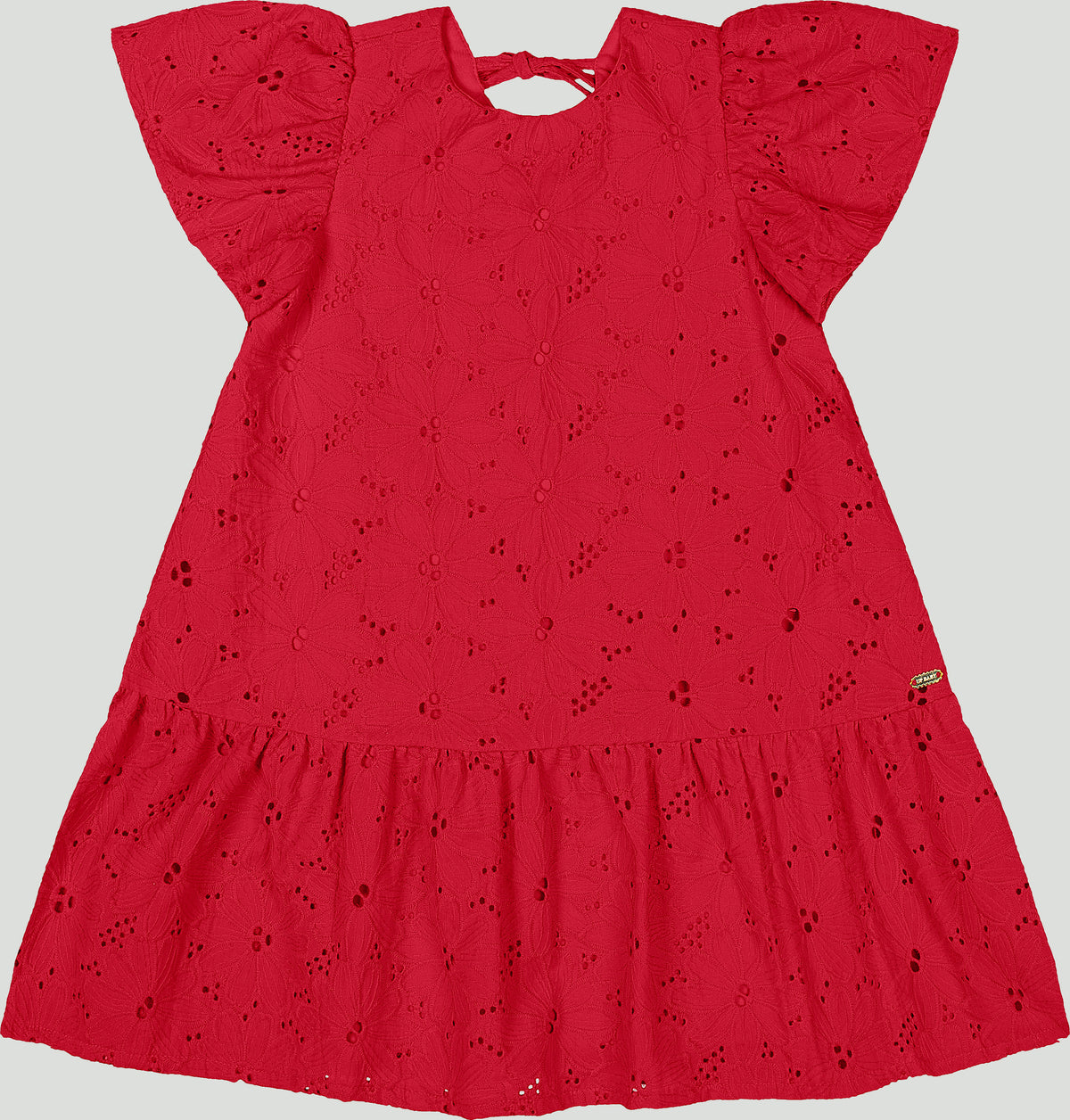Vestido rojo blonda niña Up Baby 47210-191763