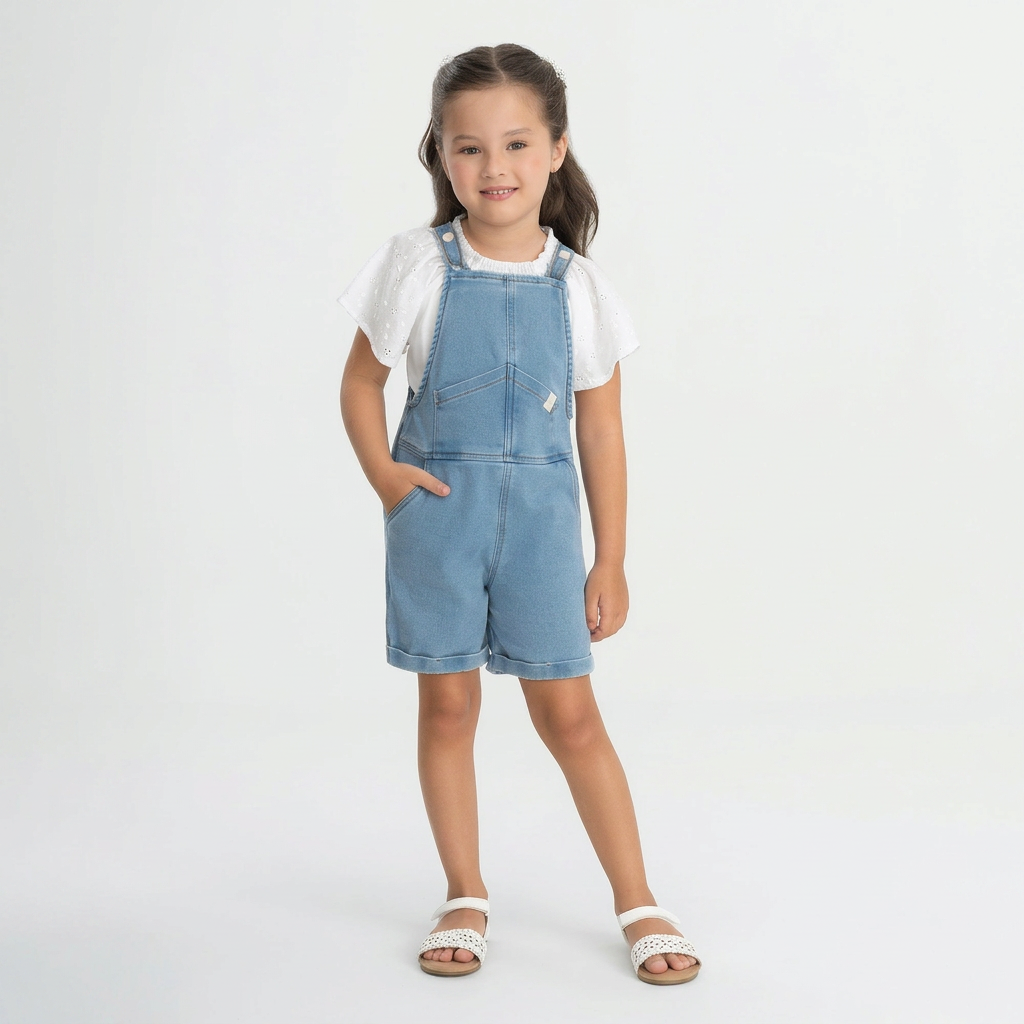 Overall azul jeans unisex niña niño Up Baby 47220-154312e