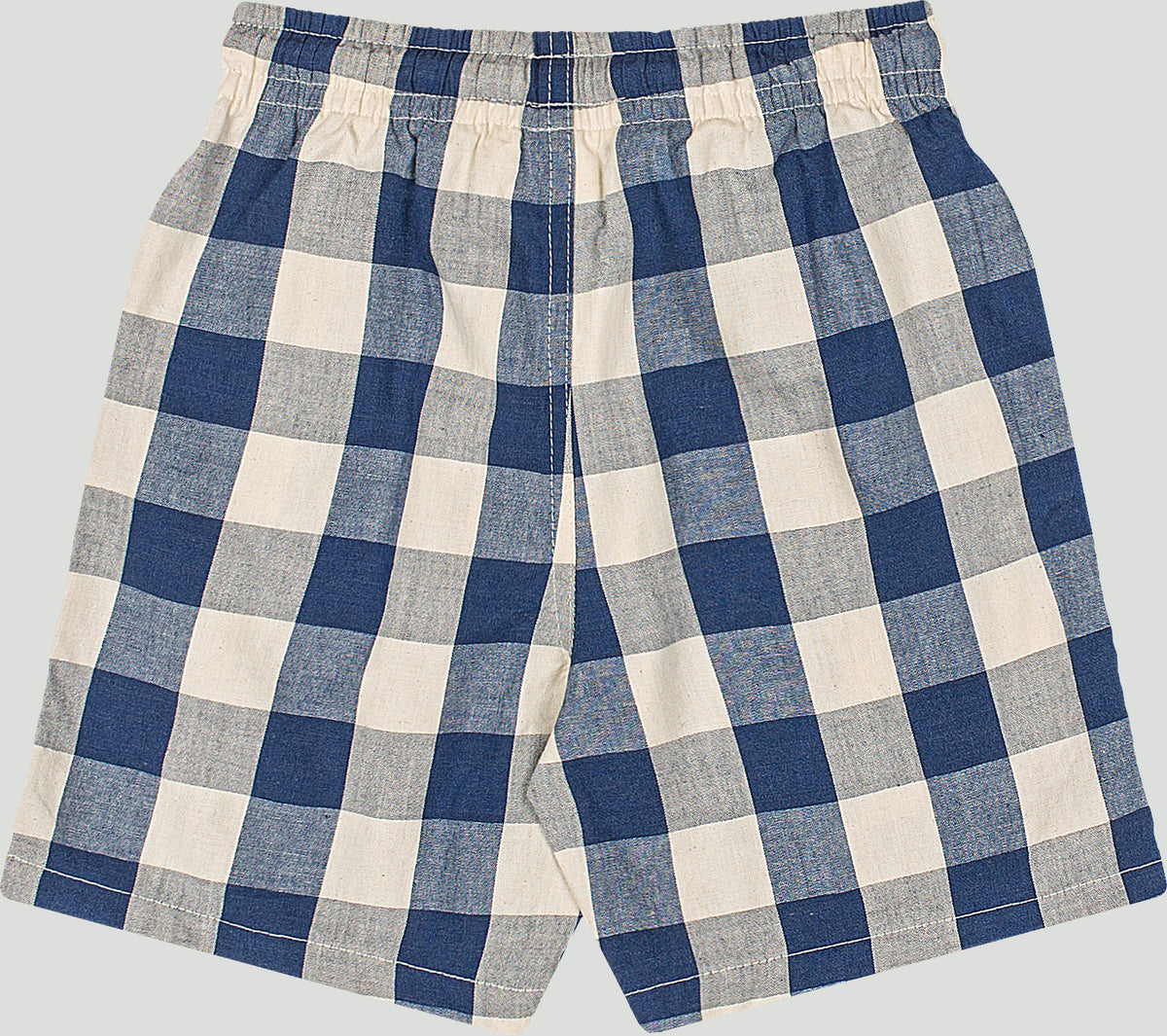 Set conjunto camisa blanca short cuadros azul niño Up Baby 47226-000106