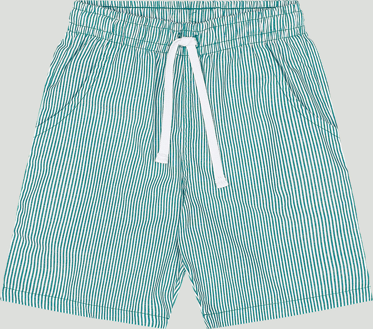 Set conjunto  camisa blanca short rayas verde acqua niño Up Baby 47227-000101