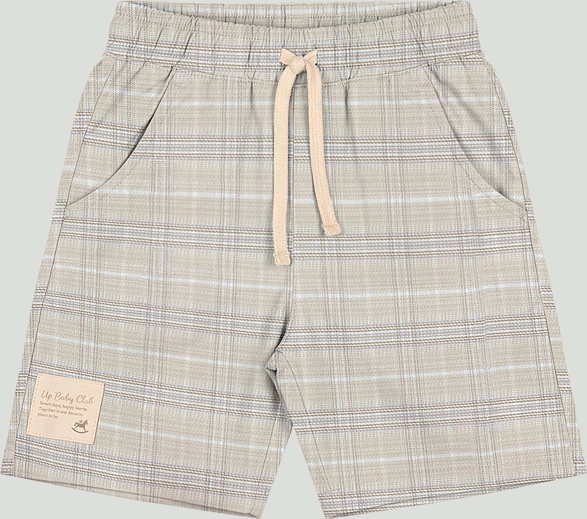 Set conjunto camisa blanca short rayas beige niño Up Baby 47227-000106