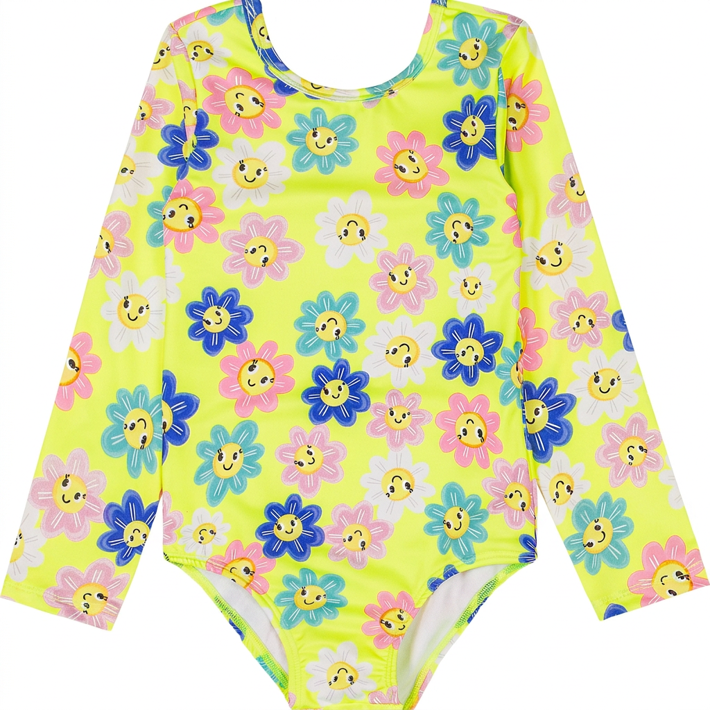 Traje baño amarillo niña Up Baby 47249-SB0850