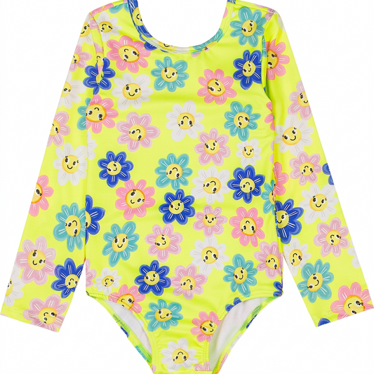Traje baño amarillo niña Up Baby 47249-SB0850