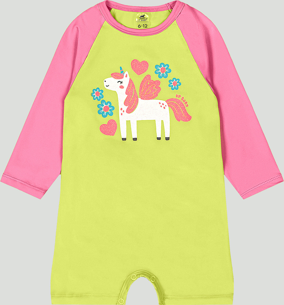 Traje de baño amarillo unicornio niña Up Baby 47256-120435