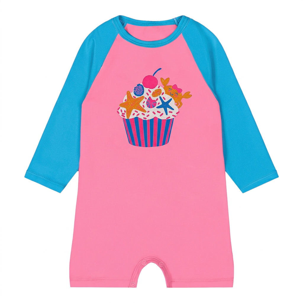 Traje de baño rosado niña Up Baby 47256-152216
