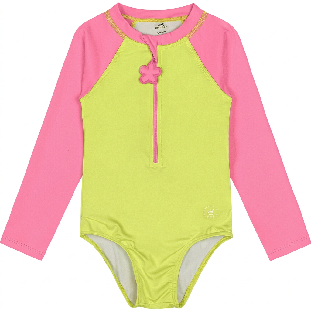 Traje de baño amarillo niña Up Baby 47278-120435