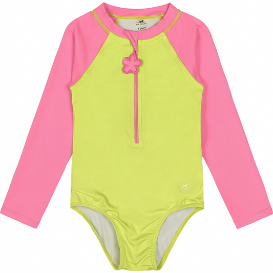 Traje de baño amarillo niña Up Baby 47278-120435