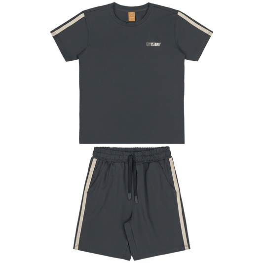 Set conjunto deportivo  camisa short gris niño Up Baby 47283-195002