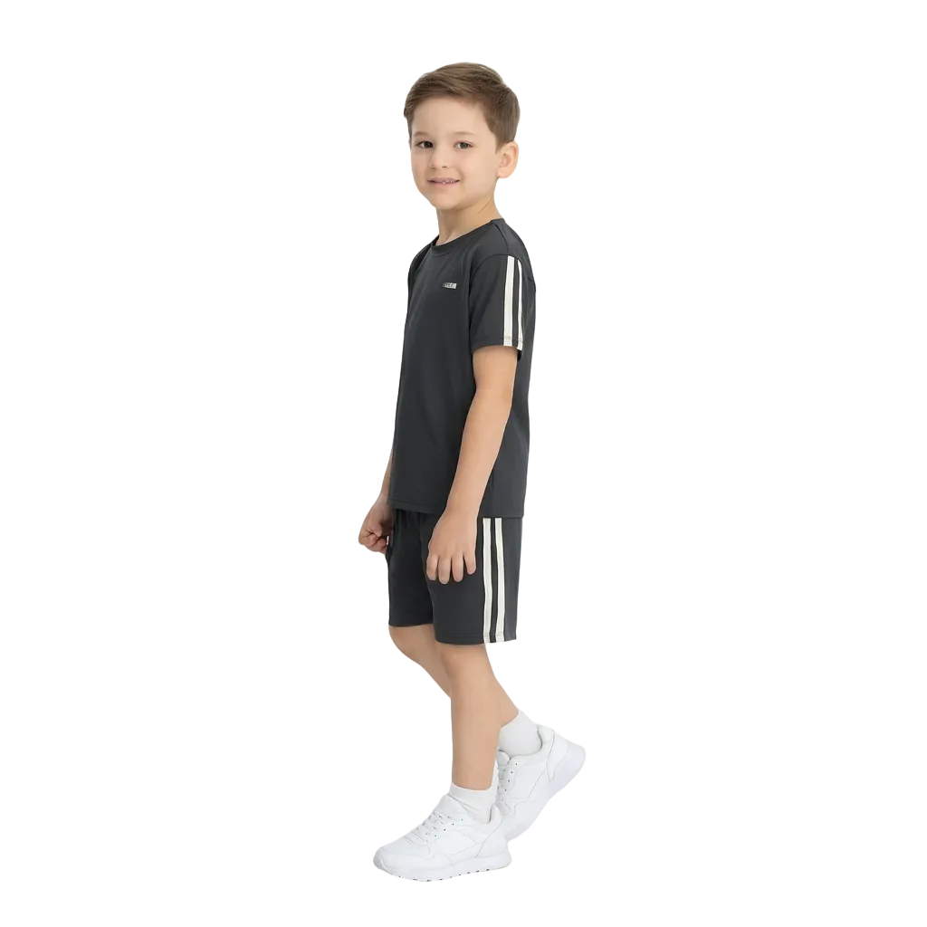 Set conjunto deportivo  camisa short gris niño Up Baby 47283-195002