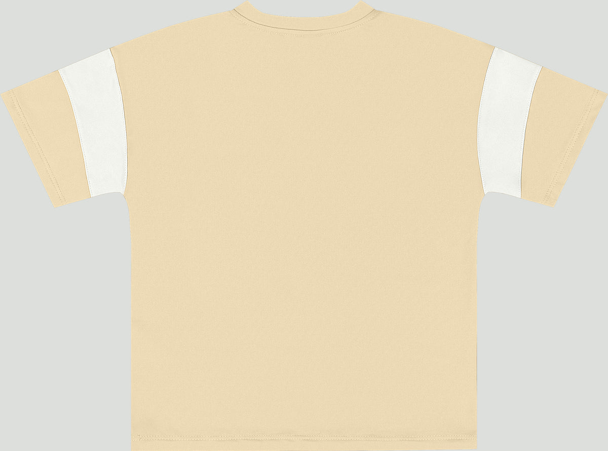 Set conjunto deportivo camisa short beige niño Up Baby 47284-140721