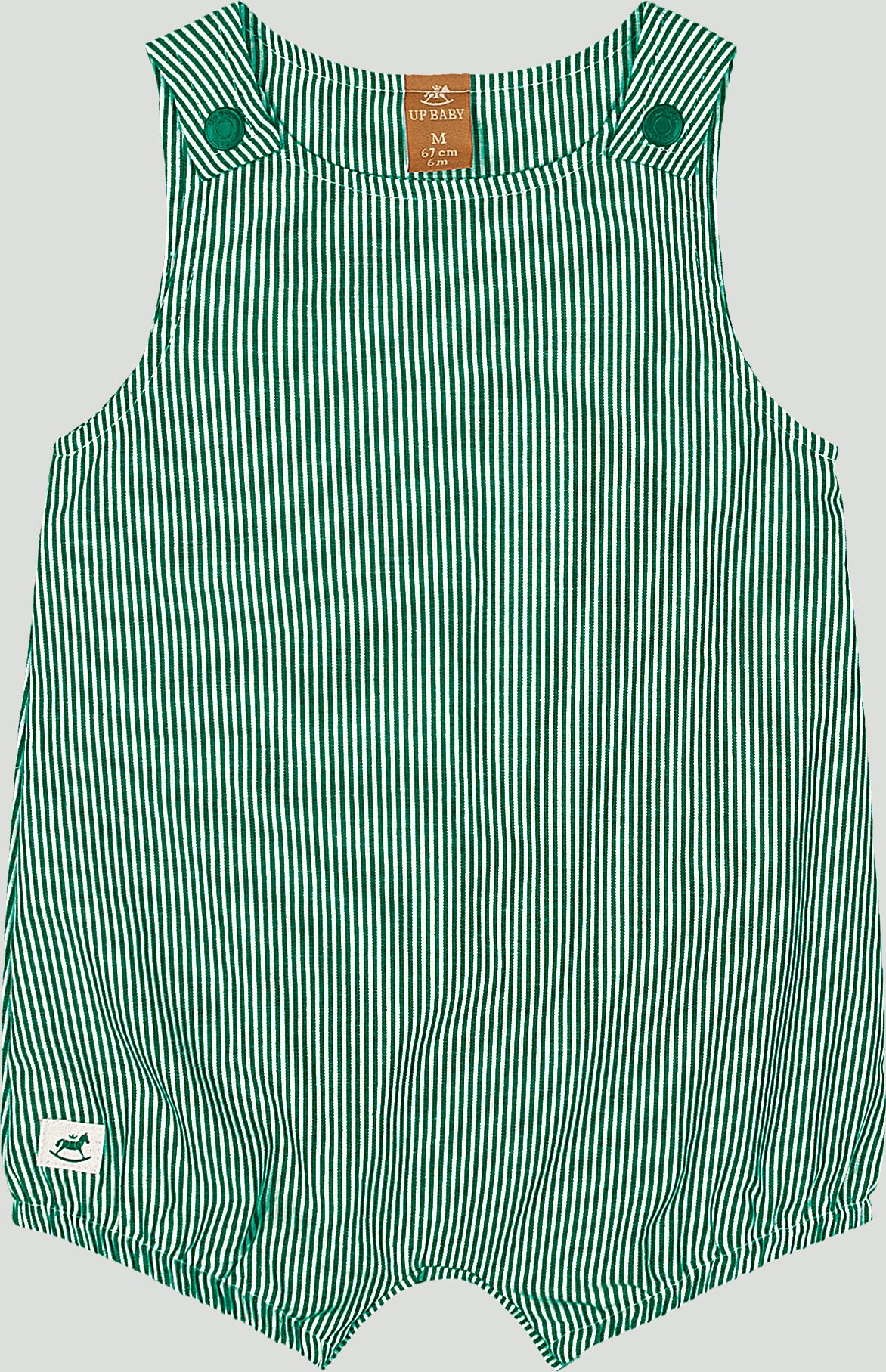 Set conjunto mameluco overall verde bebe niña Up Baby 47379-185845 coello español