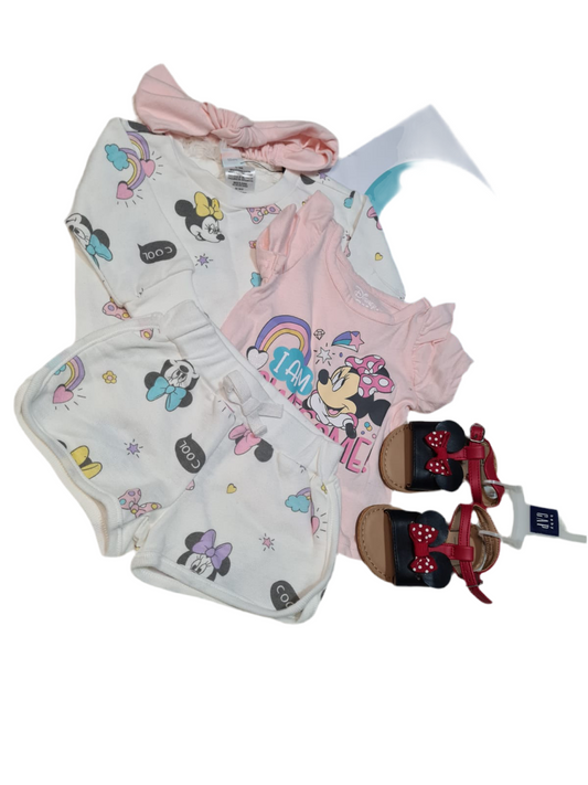 Set bebe niña  RN 4 piezas