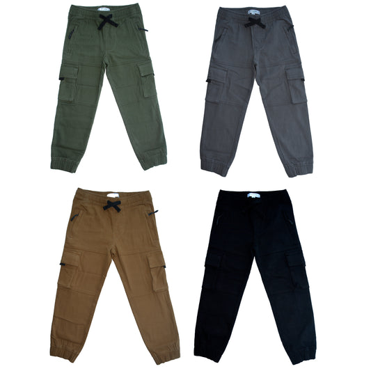 Pantalon jogger cargo negro niño AEROPOSTALE 48802TT