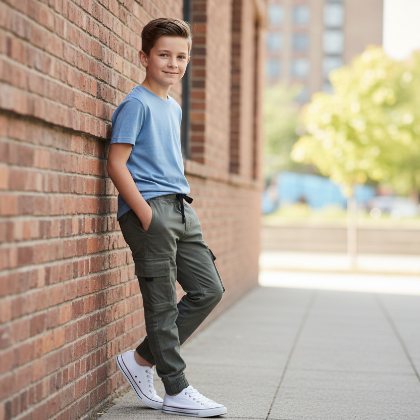 Pantalón jogger cargo gris niño AEROPOSTALE 48802TT
