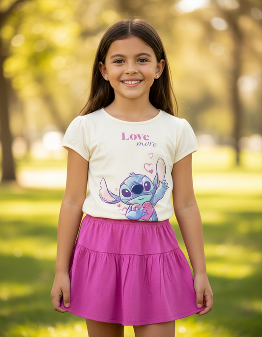 Set conjunto lilo y stitch love more St Jacks niña 2000143202