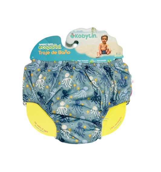 Eco Pañal KOBYTIN traje de baño bebé gris bebé Niño