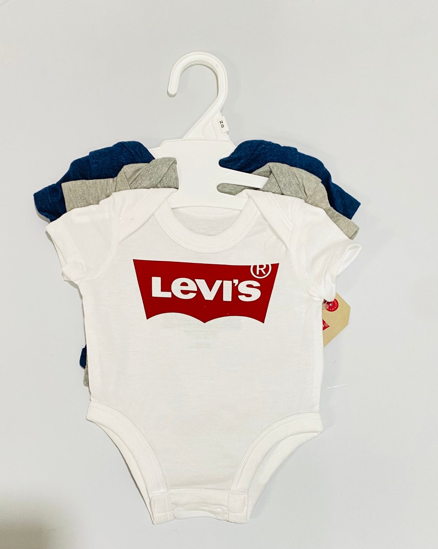 Set 2 piezas mamelucos levis bebé niño
