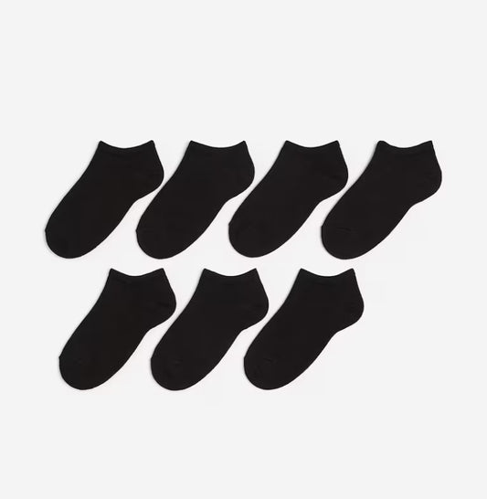Calcetines negros H&M 7 pares 129081