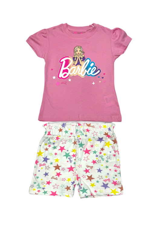 Pijama rosada niña Barbie Disney BA-89966
